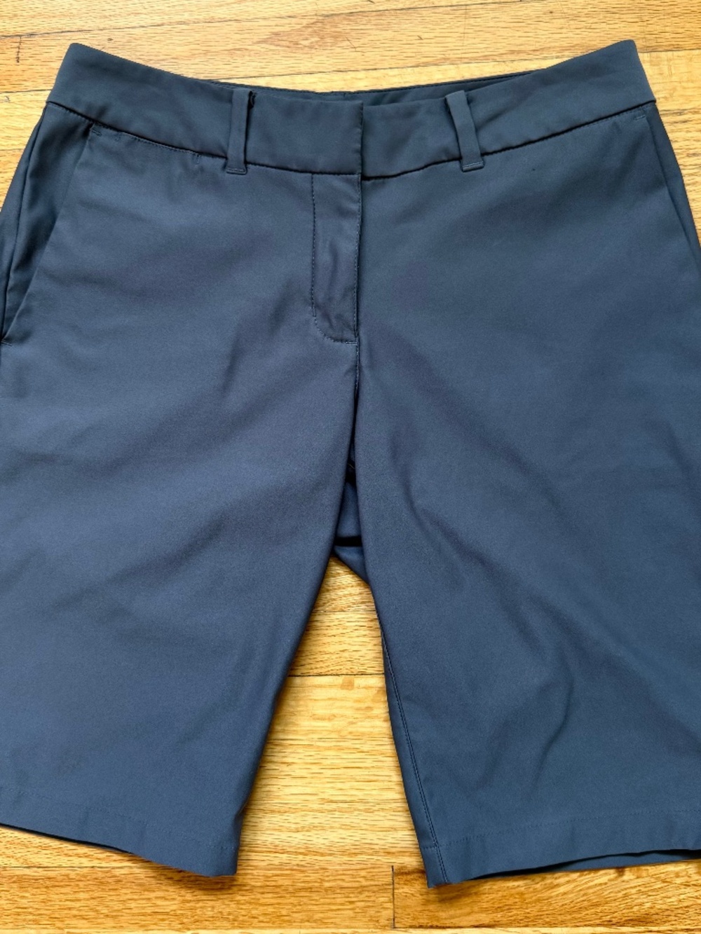 Nike Golf Dri-FIT Black Performance Bermuda Shorts | Y2K Athleisure Golfcore